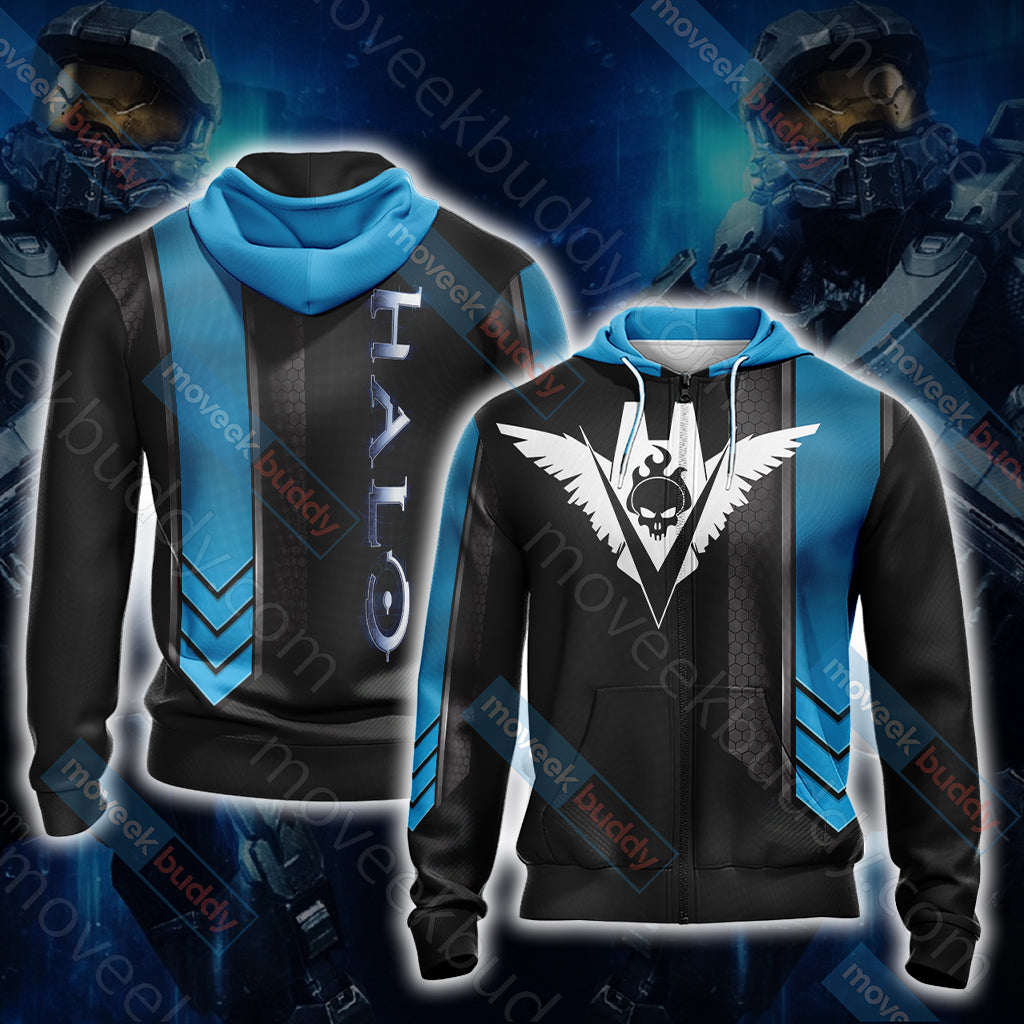 Halo: Fireteam Raven Unisex 3D T-shirt Zip Hoodie XS