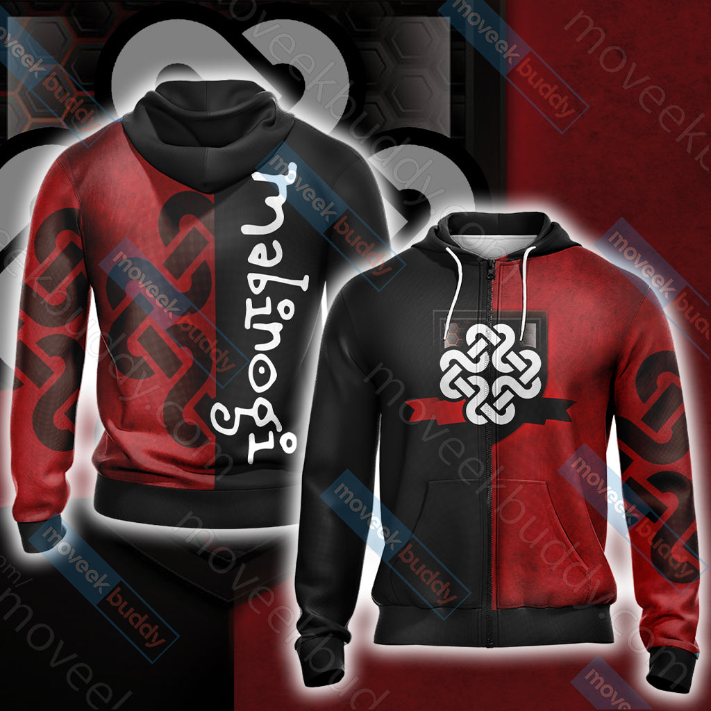 Mabinogi Unisex 3D T-shirt Zip Hoodie XS
