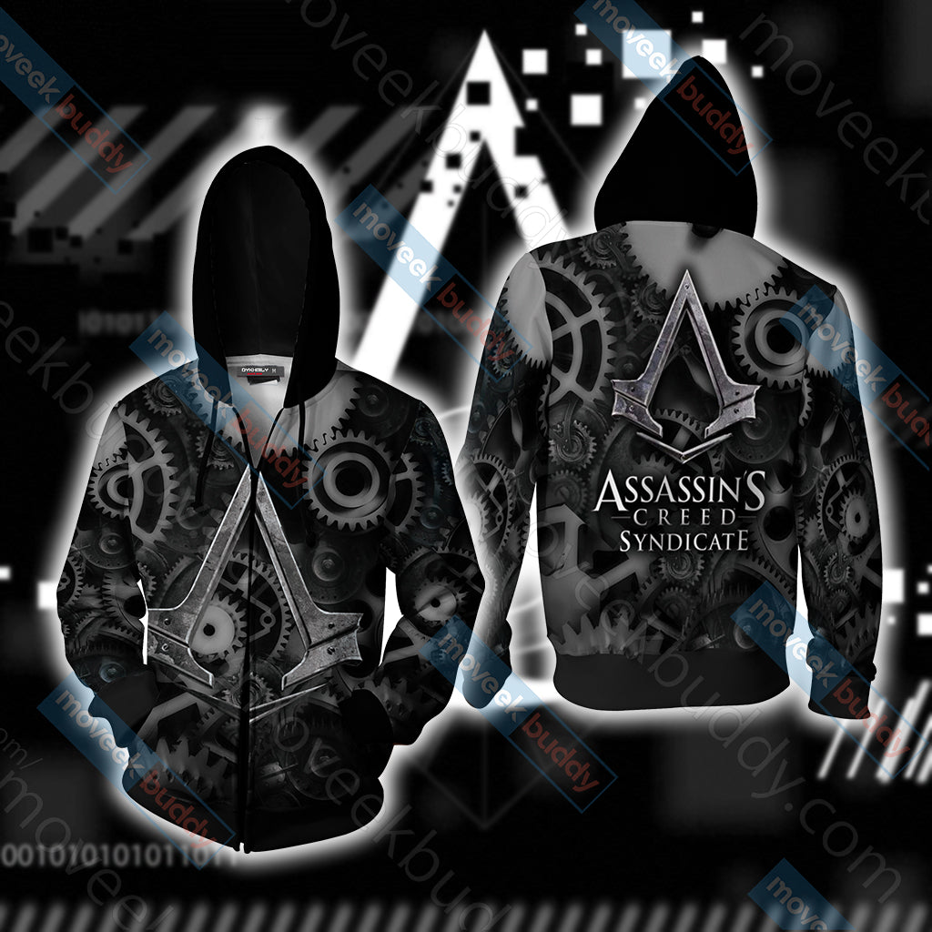 Assassin's Creed Syndicate New Style Unisex 3D T-shirt Zip Hoodie XS