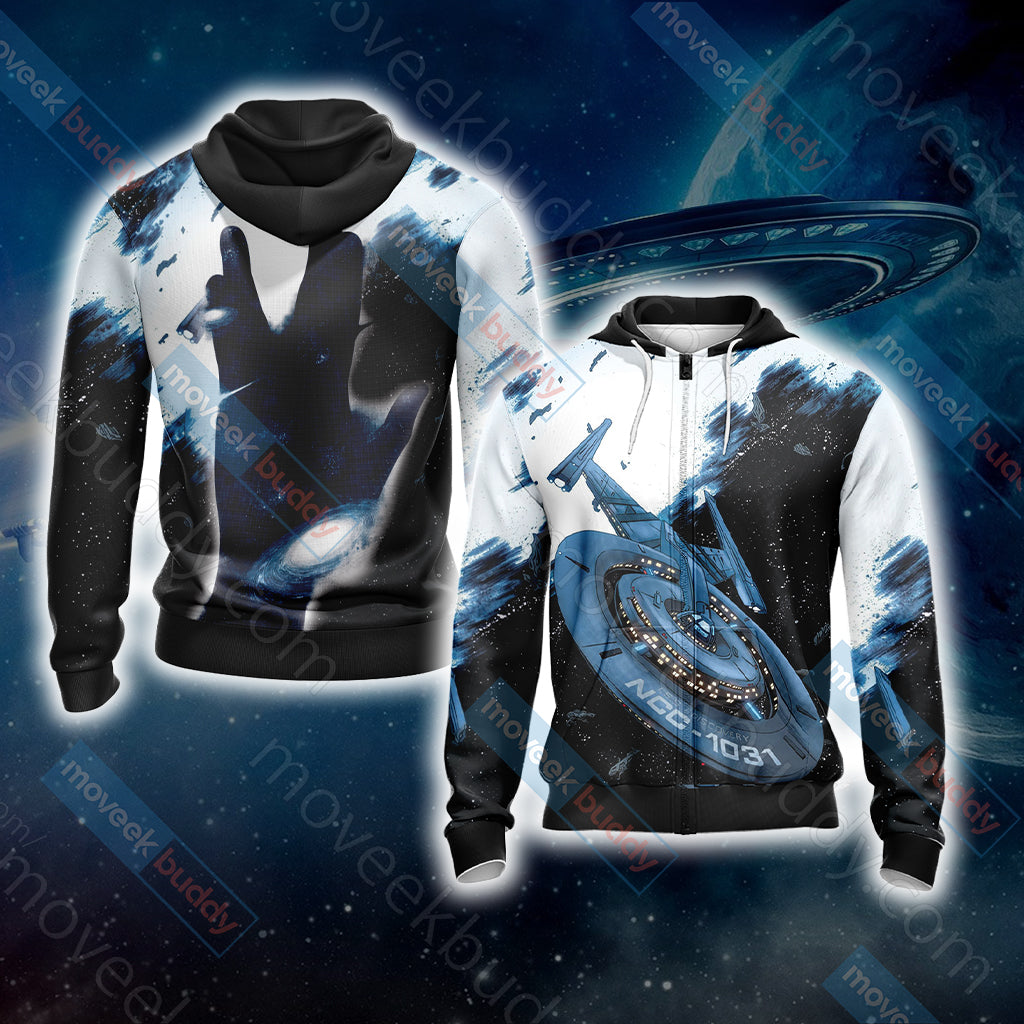 Star Trek New Unisex 3D T-shirt Zip Hoodie XS