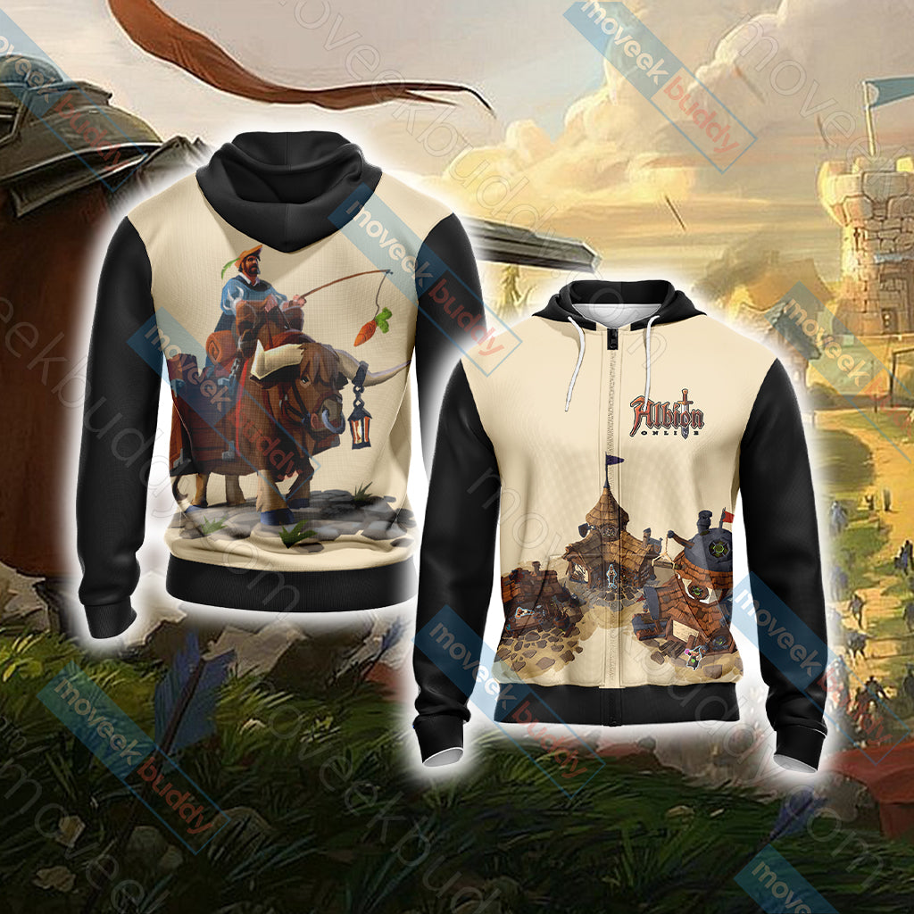 Albion Online Unisex 3D T-shirt Zip Hoodie XS
