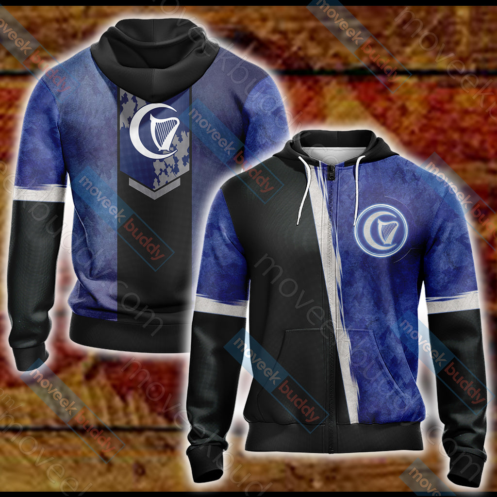 Dungeons And Dragons - Factions Unisex 3D T-shirt Zip Hoodie S