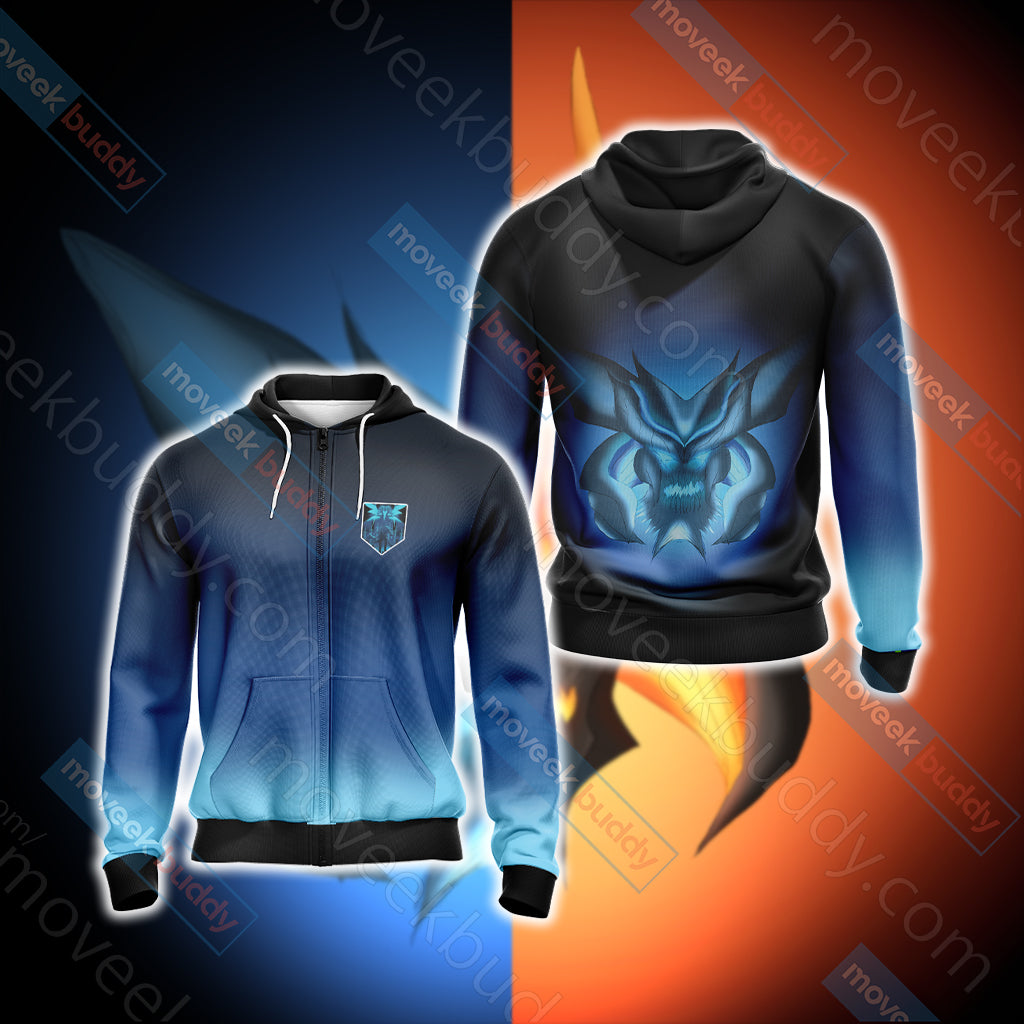 Devil May Cry - Vergil Sin Devil Trigger Unisex 3D T-shirt Zip Hoodie XS