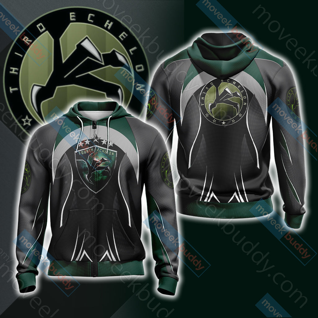 Tom Clancy's Splinter Cell: Conviction - Third Echelon Unisex 3D T-shirt Zip Hoodie XS