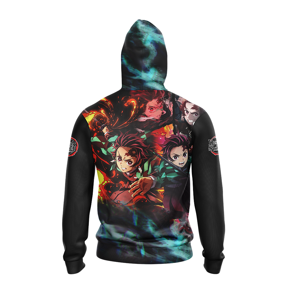Demon Slayer Kamado Tanjiro Unisex 3D T-shirt Zip Hoodie Pullover Hoodie