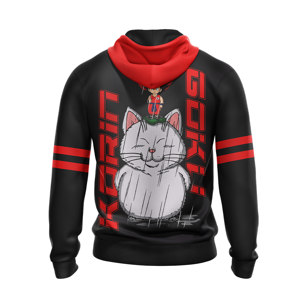Dragon Ball Goku and Korin in My Neighbor Totoro Unisex Zip Up Hoodie