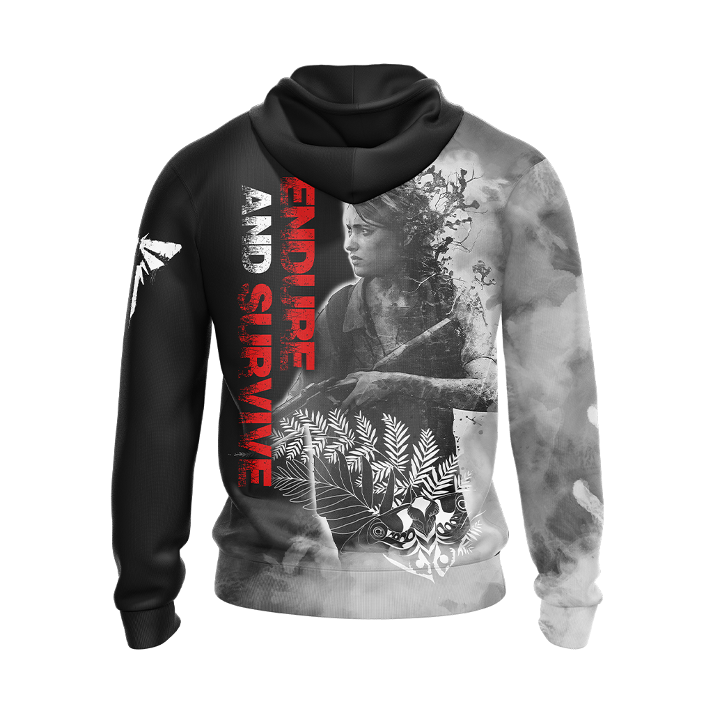 The Last Of Us - To The Edge Of The Universe And Back. Endure And Survive Unisex 3D T-shirt Zip Hoodie