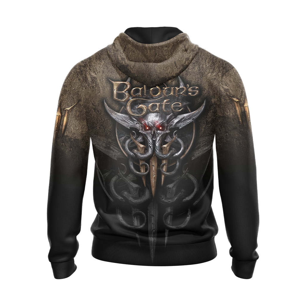 Baldur's Gate 3 Symbol Unisex 3D T-shirt Zip Hoodie