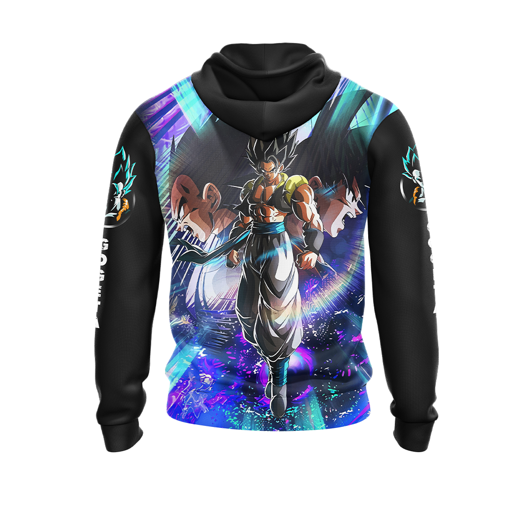 Dragon Ball Gogeta, Vegeta, and Goku Unisex 3D T-shirt Zip Hoodie