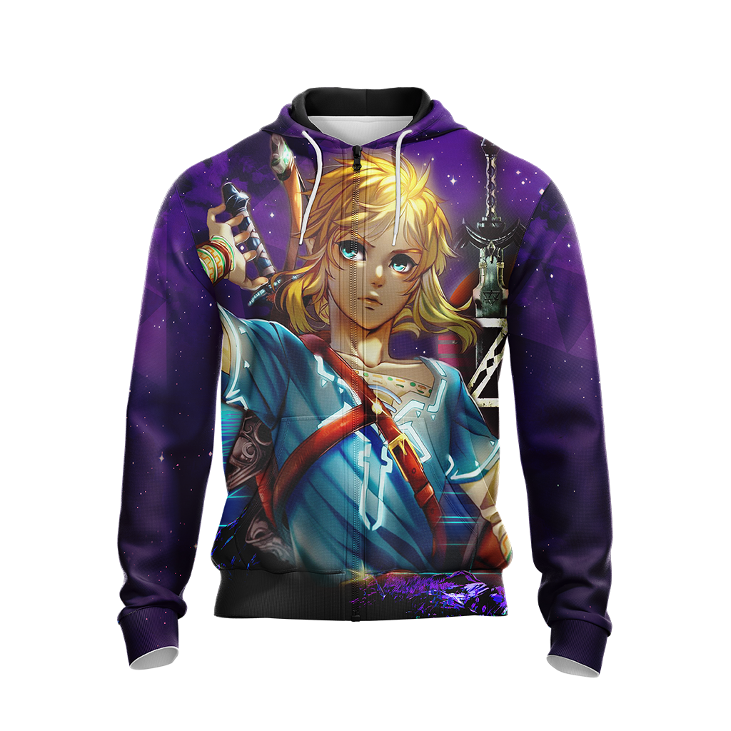 A sword wields no strength unless the hand that holds it has courage The legend of Zelda All Over Print T-shirt Zip Hoodie Pullover Hoodie