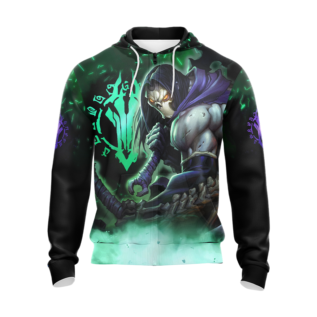Darksiders Death Unisex 3D T-shirt Zip Hoodie