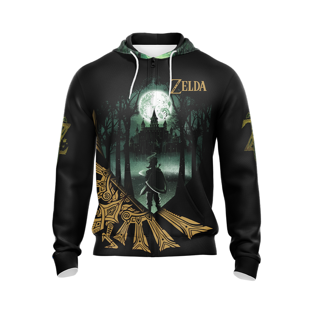 The Legend Of Zelda Unisex 3D T-shirt Zip Hoodie