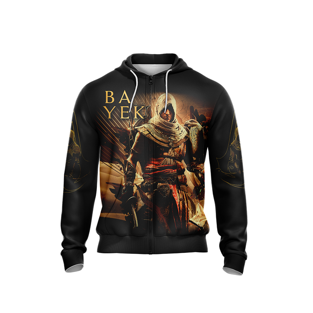 Assassin’s Creed Origins Logo with Bayek Unisex 3D T-shirt
