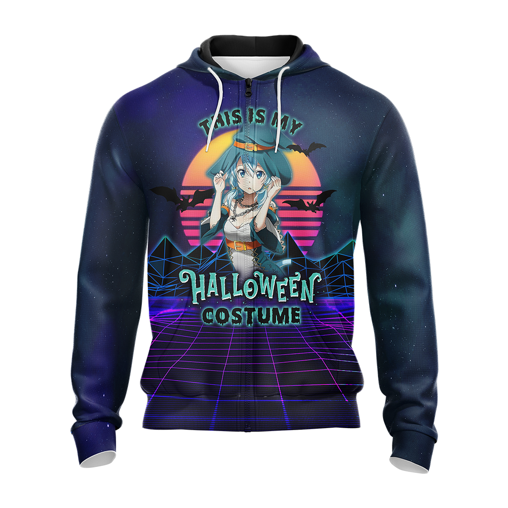 This is my Halloween Costume Sinon Sword Art Online All Over Print T-shirt Zip Hoodie Pullover Hoodie