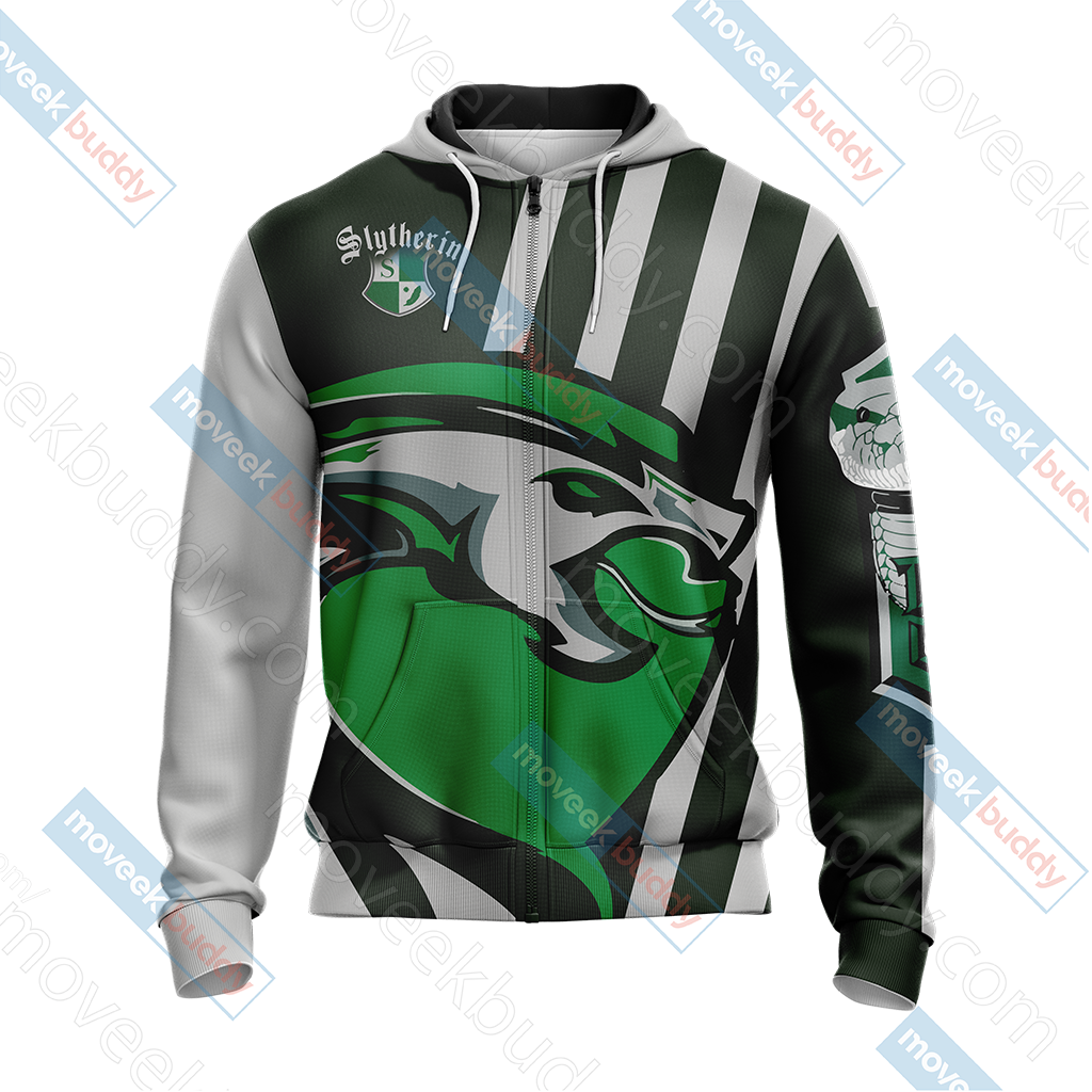 Slytherin Serpent Quiddicth Team Harry Potter New Style Unisex 3D T-shirt