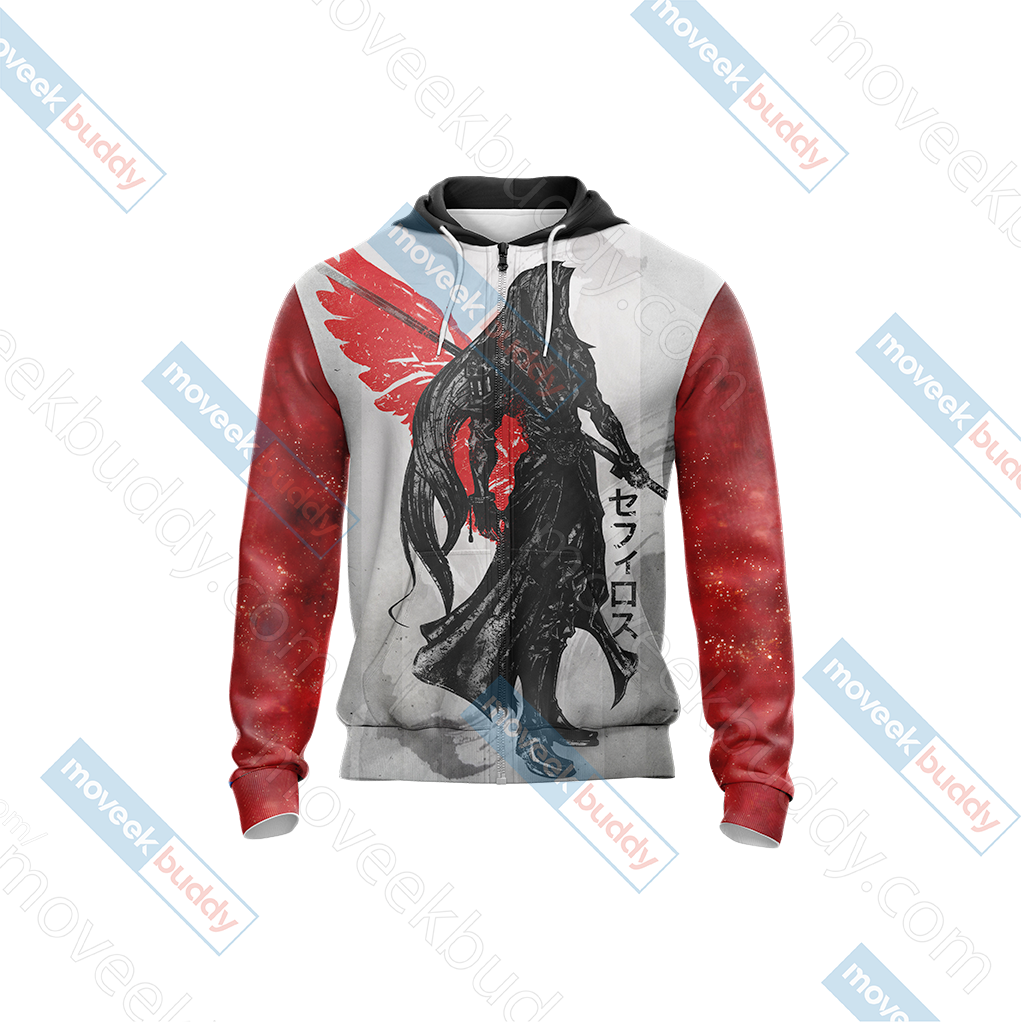 Final Fantasty - Crimson Sephiroth Unisex 3D T-shirt