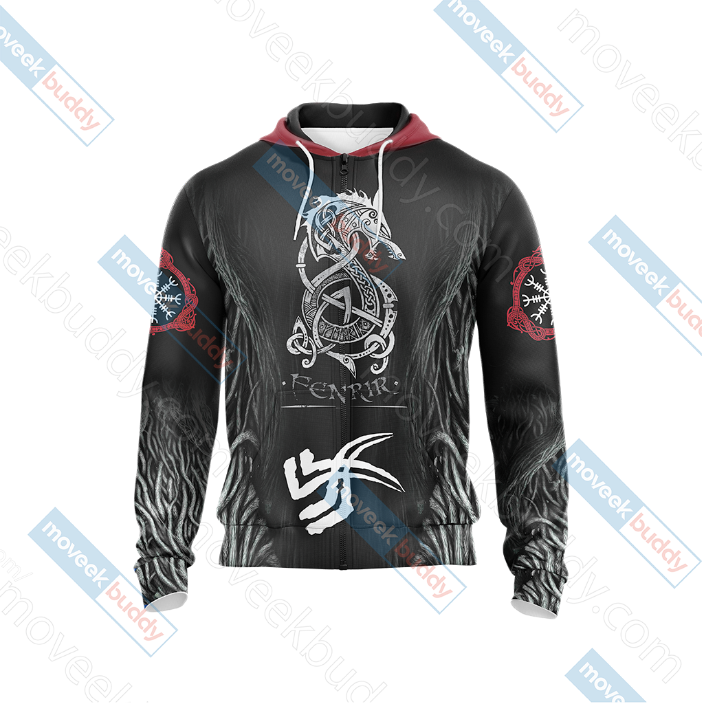 Vikings - Fenrir Unisex 3D T-shirt