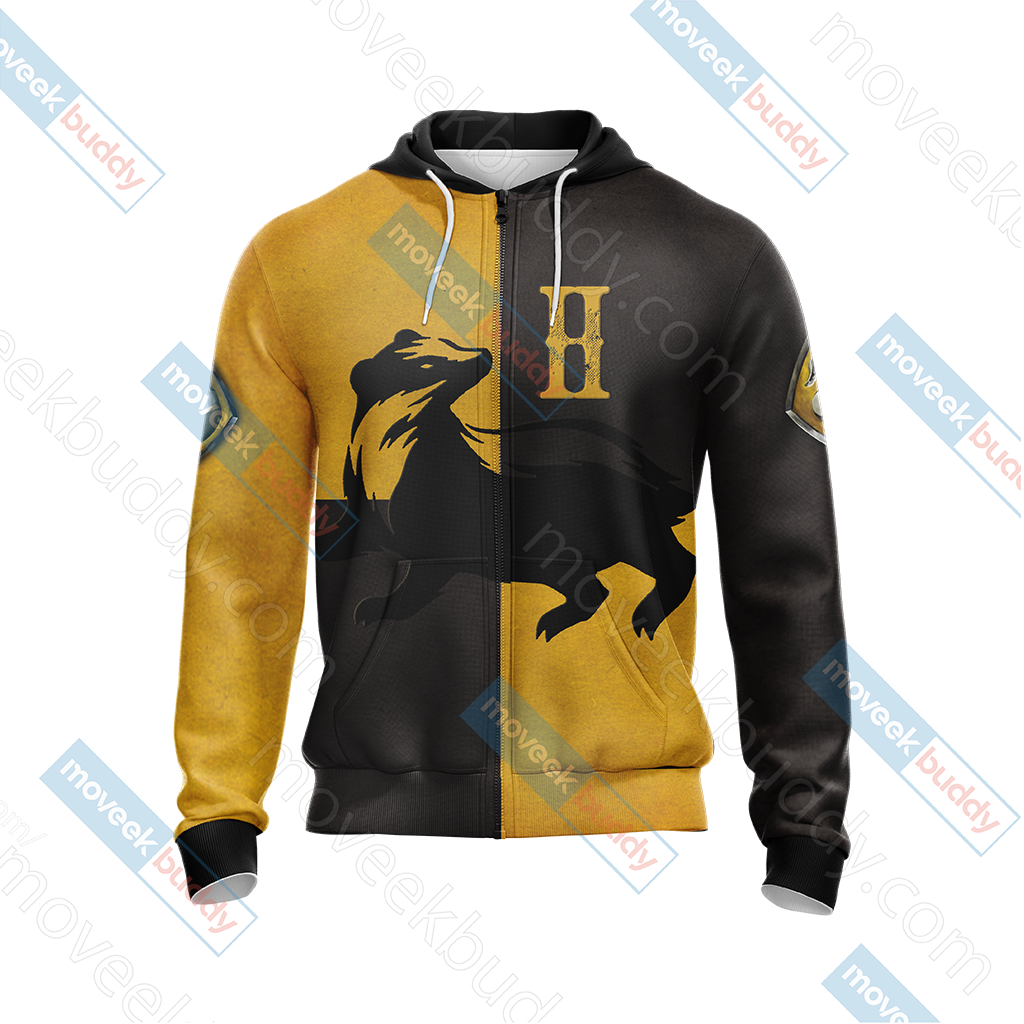 Hufflepuff Badgers Harry Potter New Look Unisex 3D T-shirt