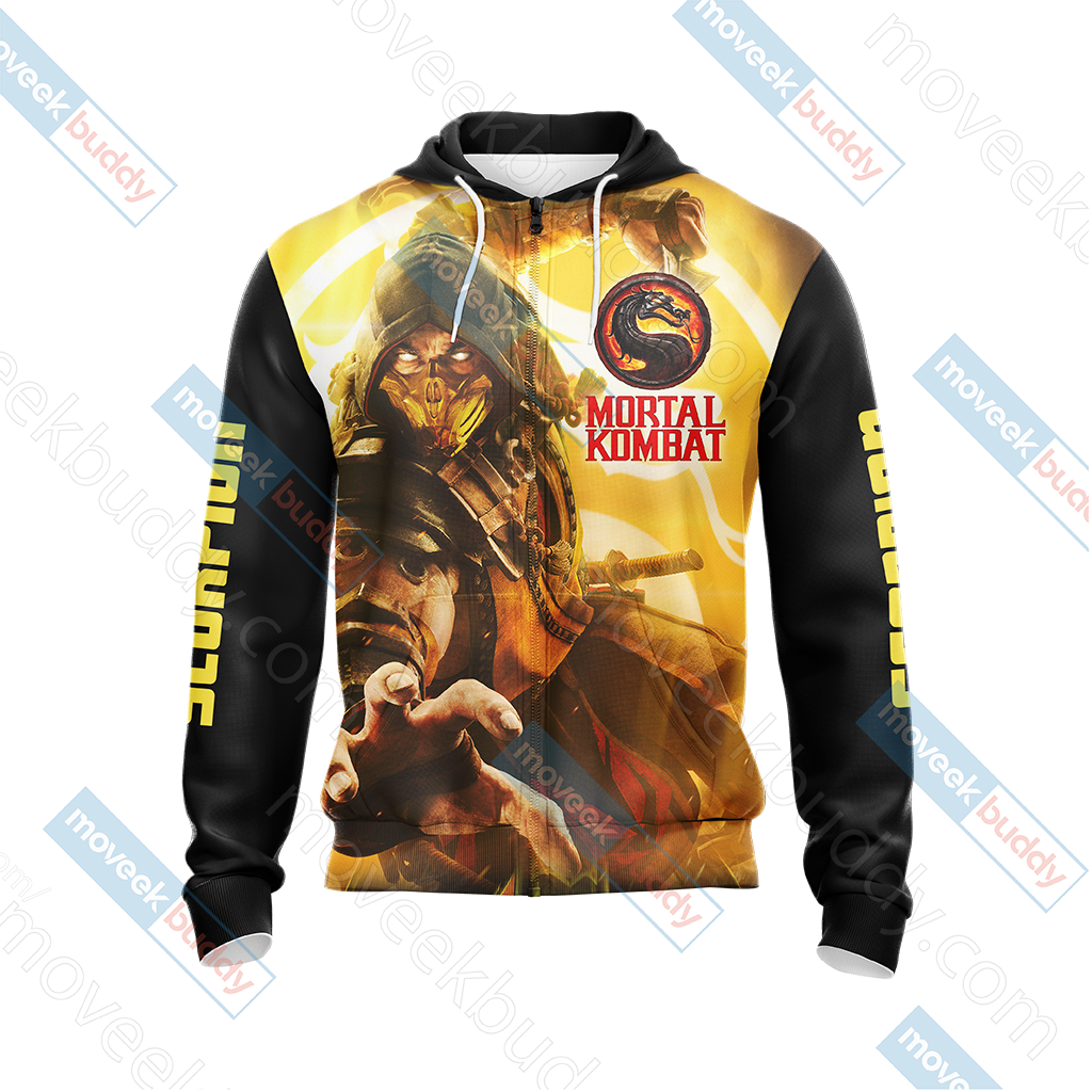 Mortal Kombat - Scorpion New Style Unisex 3D T-shirt