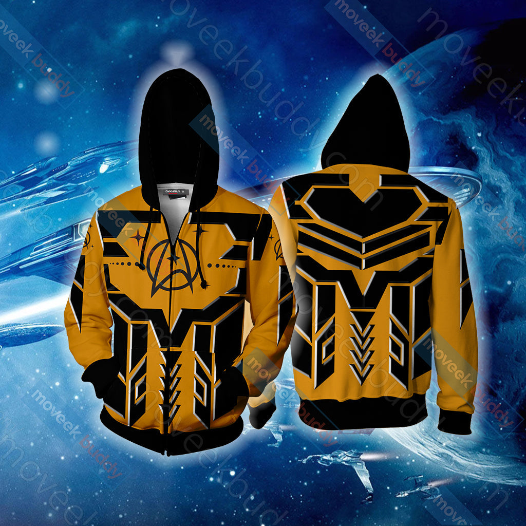 Star Trek - Command New Look Unisex 3D T-shirt Zip Hoodie XS