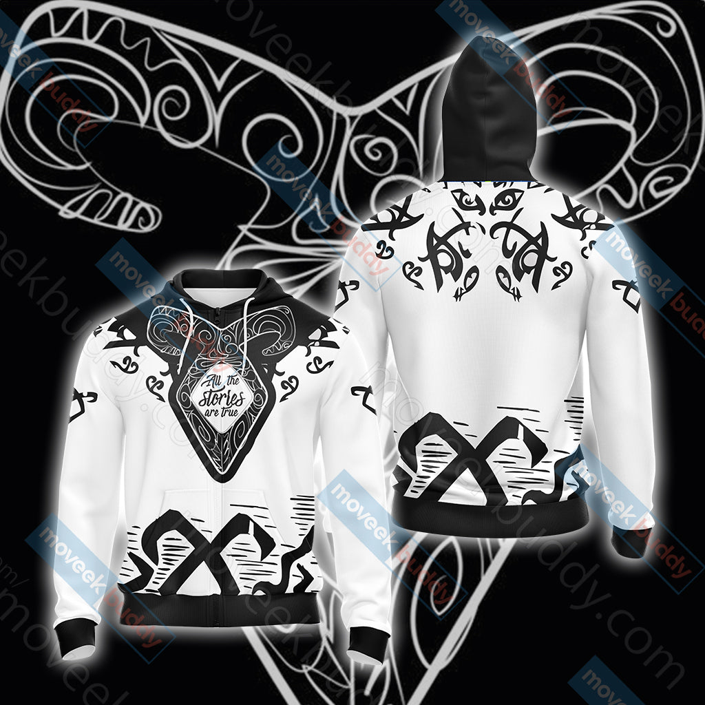 Shadowhunters New Style Unisex 3D T-shirt Zip Hoodie XS