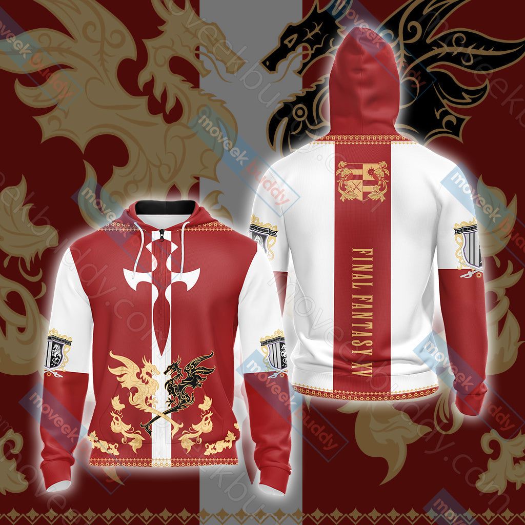 Final Fantasy XV - Niflheim empire flag Unisex 3D T-shirt Zip Hoodie XS