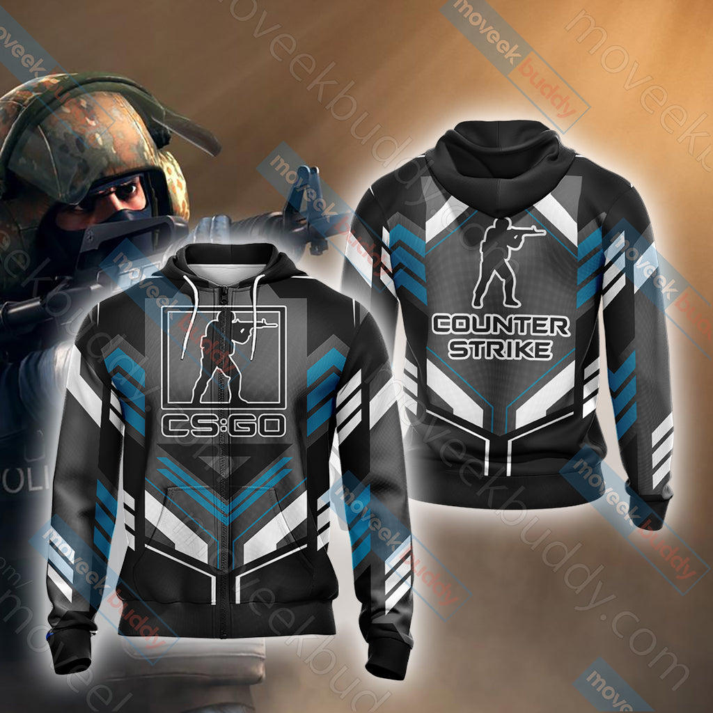 Counter-Strike New Unisex 3D T-shirt Zip Hoodie XS
