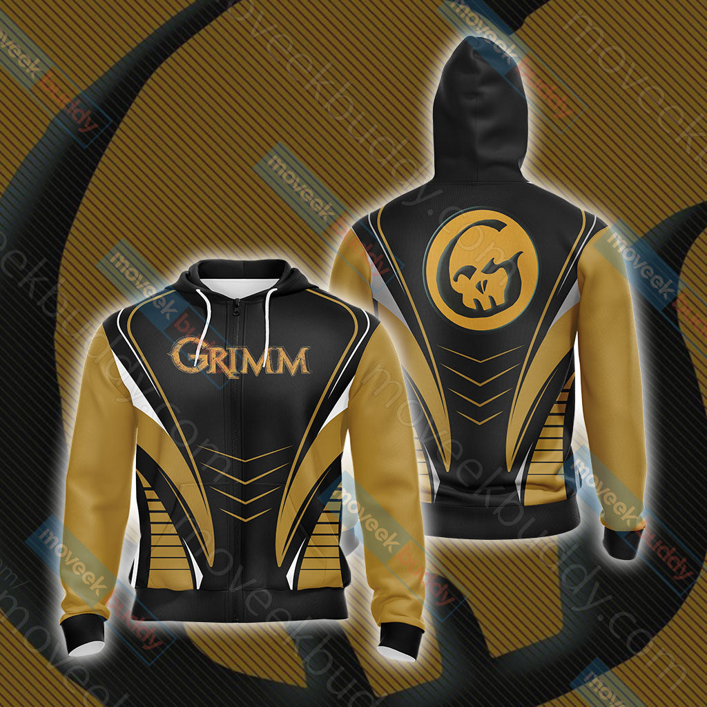 Grimm (TV series) Unisex 3D T-shirt Zip Hoodie XS
