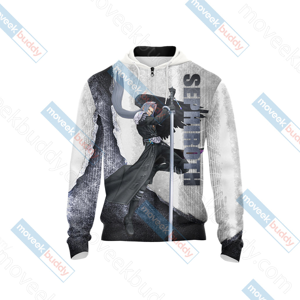 Final Fantasy VII - Sephiroth New Version Unisex 3D T-shirt