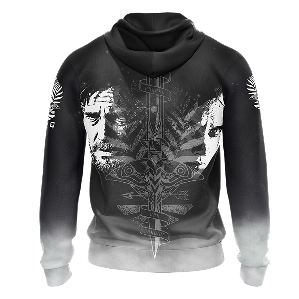 The Last Of Us Unisex 3D T-shirt Zip Hoodie