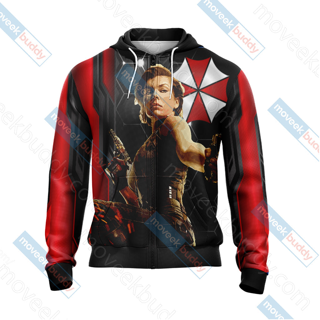 Resident Evil - Alice Unisex 3D T-shirt