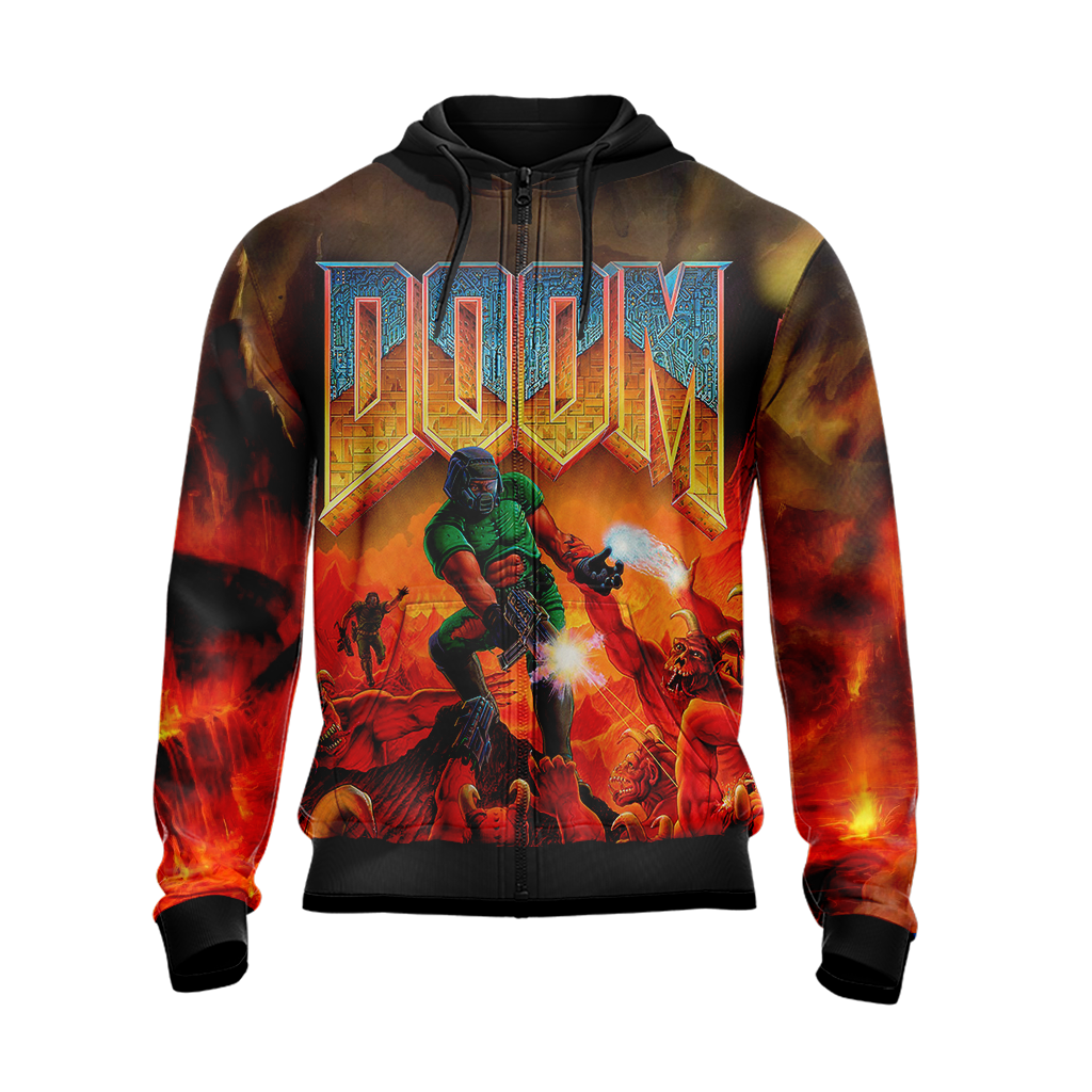 Doom Video Game T-shirt Hoodie