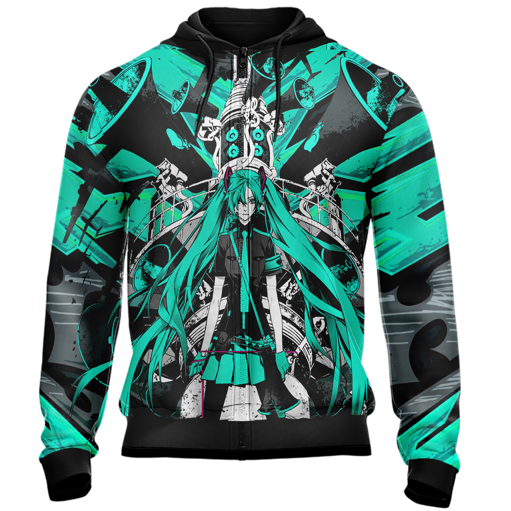 Hatsune Miku Love is War Unisex 3D T-shirt