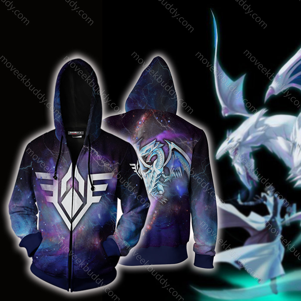 Yu-Gi-Oh! Crimson Dragon Unisex 3D T-shirt Zip Hoodie XS