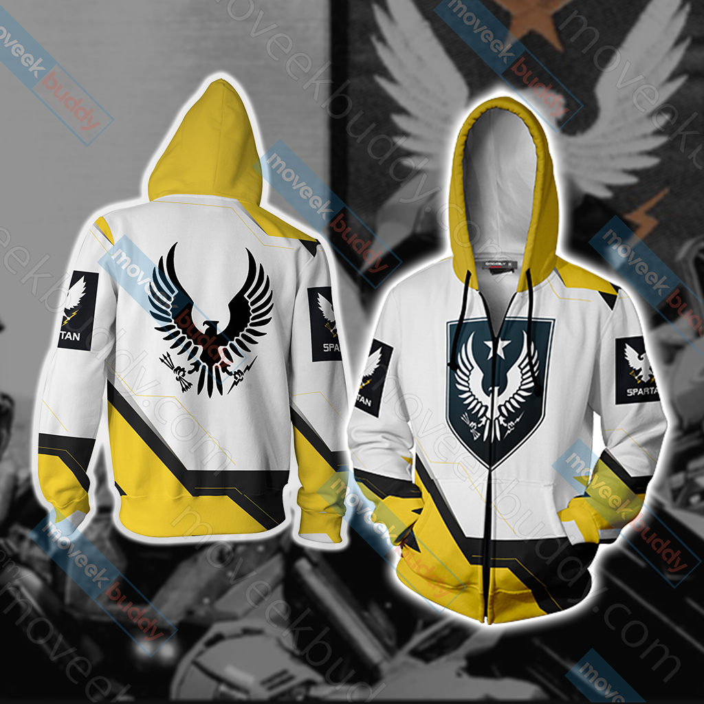 Halo - Spartans Unisex 3D T-shirt Zip Hoodie XS