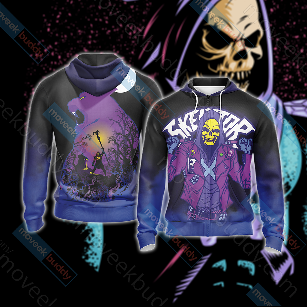 He-man - Skeletor New Unisex 3D T-shirt Zip Hoodie XS