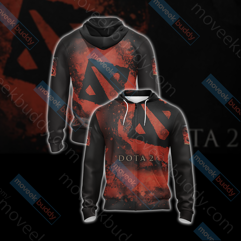 Dota 2 New Unisex 3D T-shirt Zip Hoodie XS