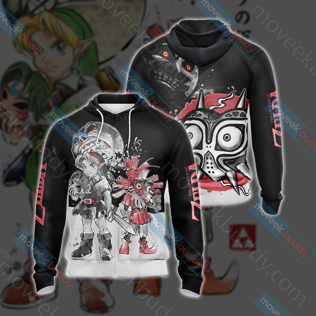 Legend of Zelda New Version Unisex 3D T-shirt Zip Hoodie S