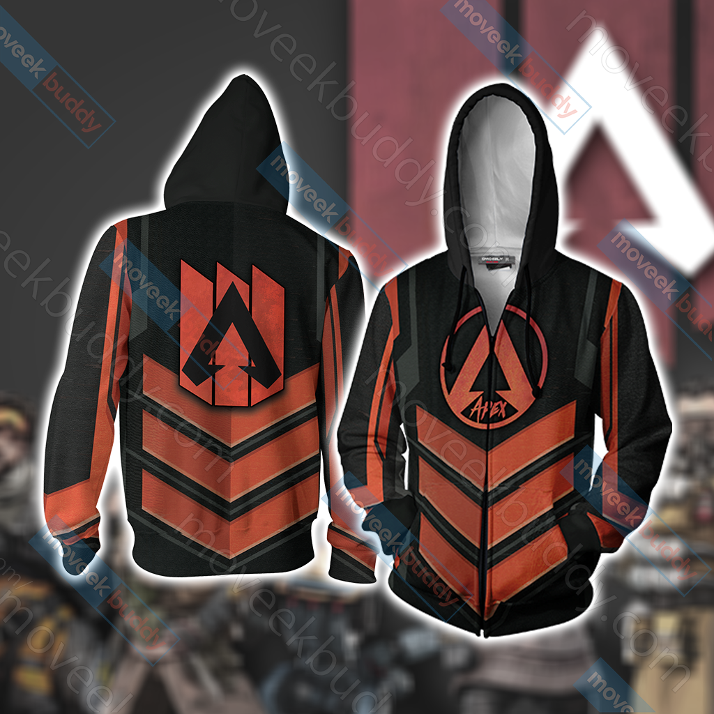 Apex Legends Unisex 3D T-shirt Zip Hoodie XS