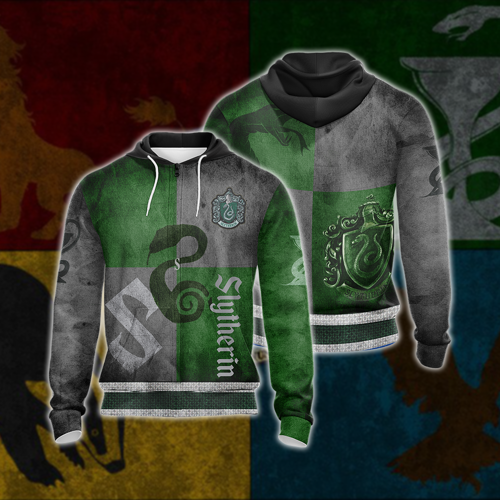 Cunning Like A Slytherin Harry Potter New Version 1 Unisex 3D T-shirt Zip Hoodie XS