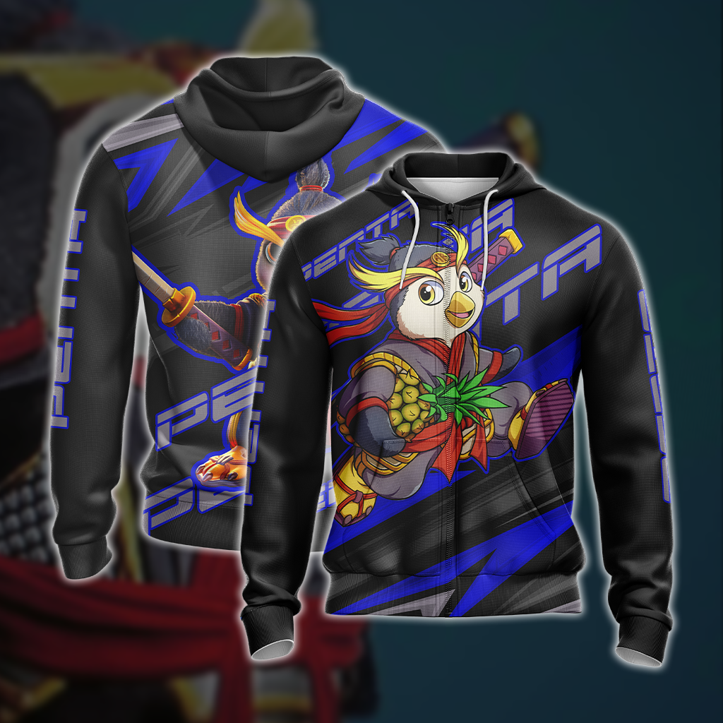 Crash Bandicoot Penta Penguin Unisex 3D T-shirt Zip Hoodie S