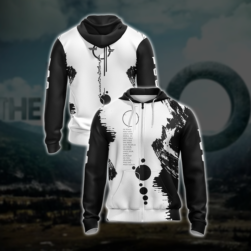 The 100 May We Meet Again In Peace May You Leave The Shore Unisex 3D T-shirt Zip Hoodie S