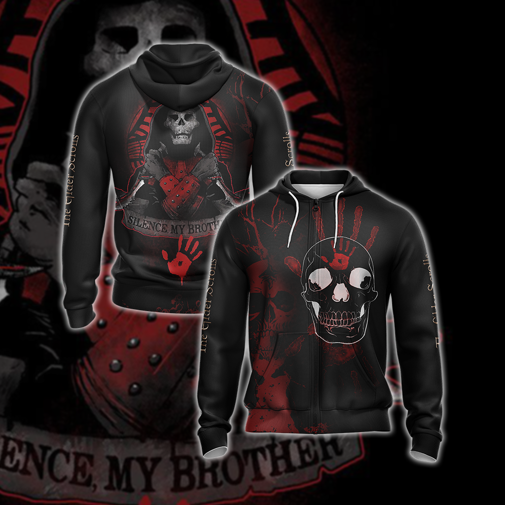 The Elder Scrolls New Style Unisex 3D T-shirt Zip Hoodie XS