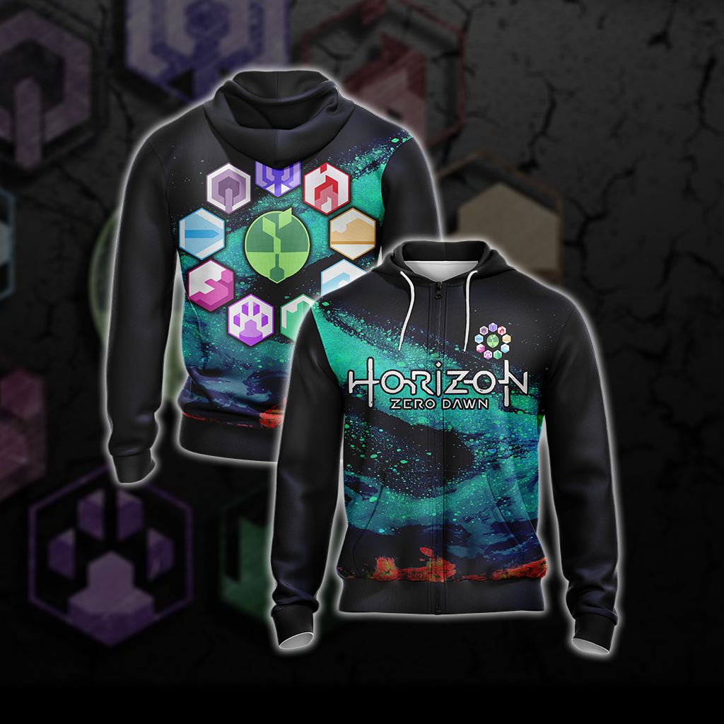 Horizon Zero Dawn - Gaia Unisex 3D T-shirt Zip Hoodie XS