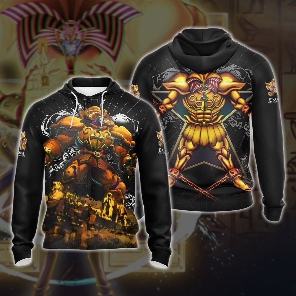 Yu Gi Oh! Exodia The Forbidden Unisex 3D T-shirt Zip Hoodie Zip Hoodie S