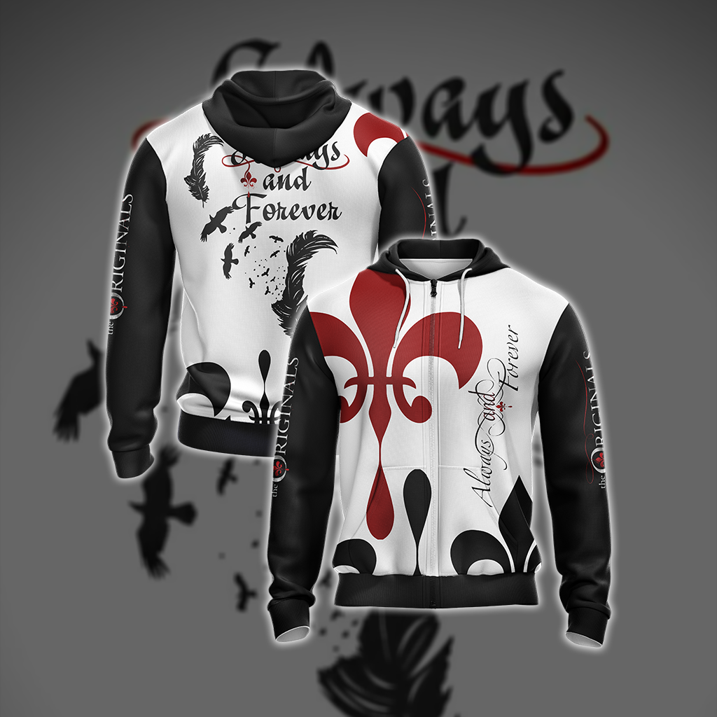 The Originals (TV Series) New Look Unisex 3D T-shirt Zip Hoodie XS