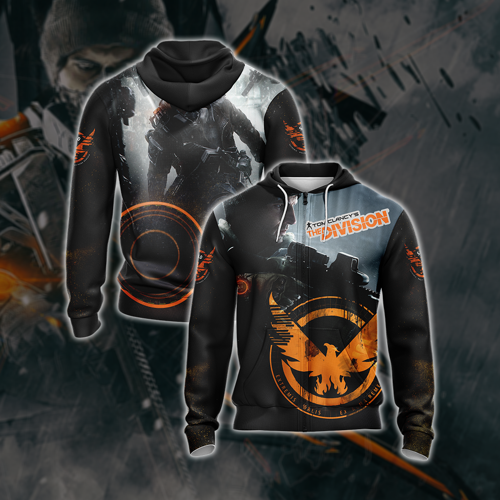Tom Clancy's The Division New Style Unisex 3D T-shirt Zip Hoodie XS