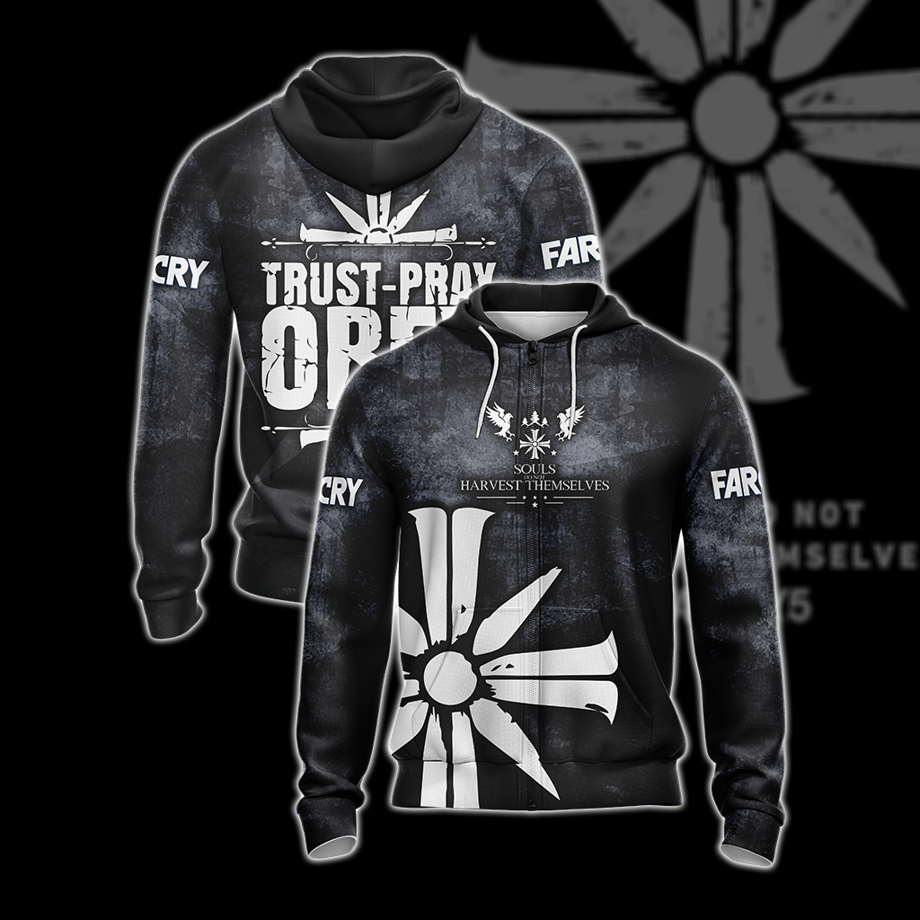 Far Cry 5 New Unisex 3D T-shirt Zip Hoodie XS