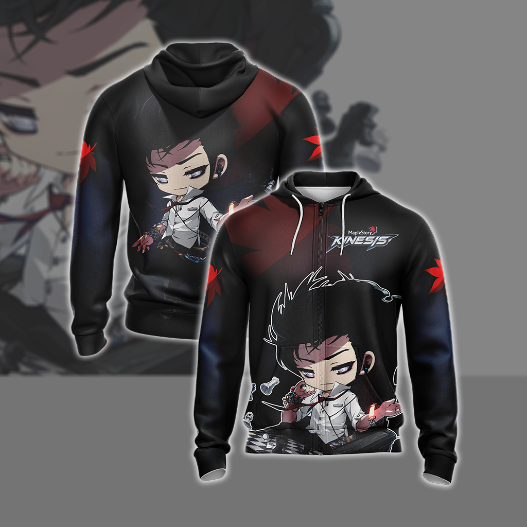 Maplestory - Kinesis Unisex 3D T-shirt Zip Hoodie XS