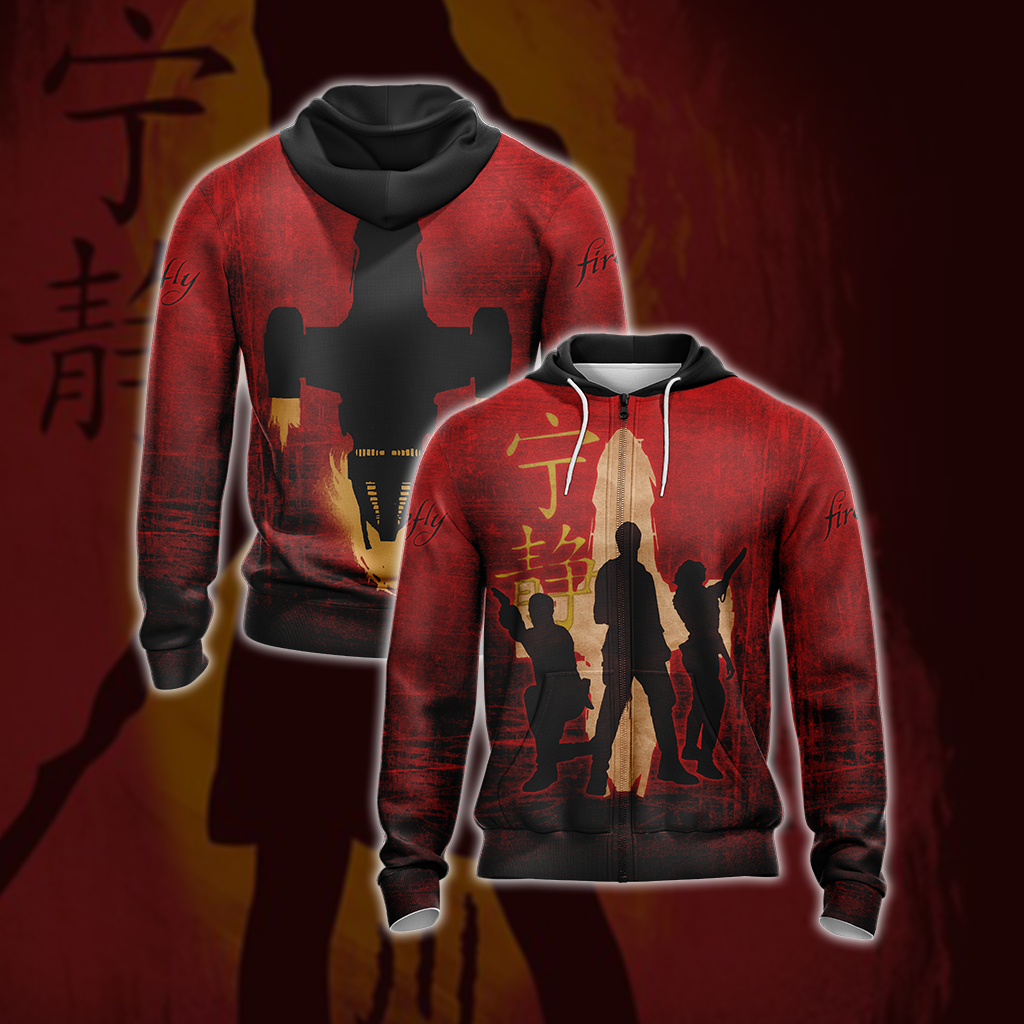 Firefly Unisex 3D T-shirt Zip Hoodie XS